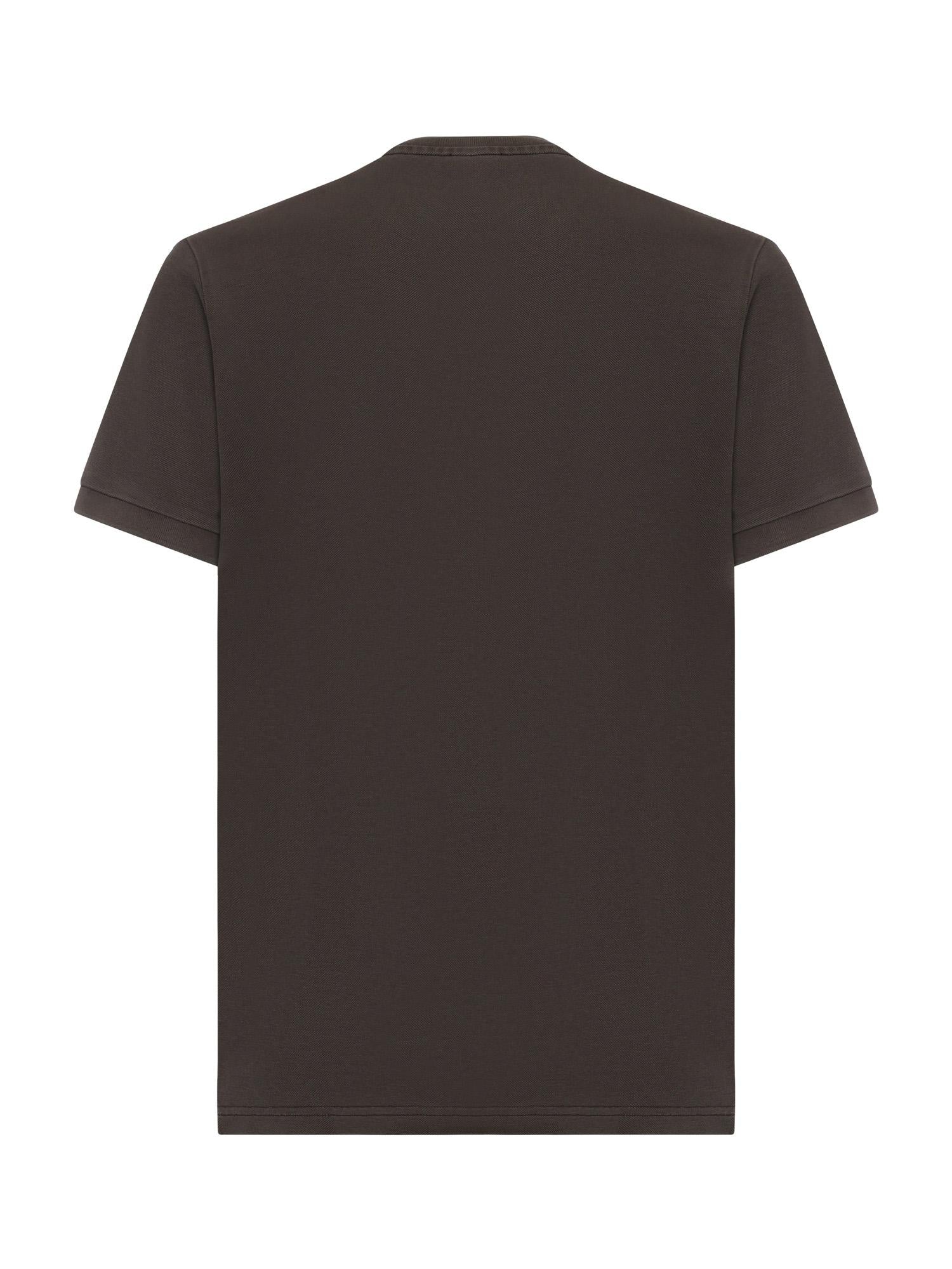 T-shirt in piquet di cotone NPMB352136TZEF S602 FAY 