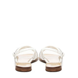 Sandali Fredy cinturino con strass 73SC8V502STR FREDYARGENTO/OFF WHITE V° 73 