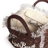 Borsa Colette in canvas di cotone con stampa COL0001 00900L MC2 SAINT BARTH 