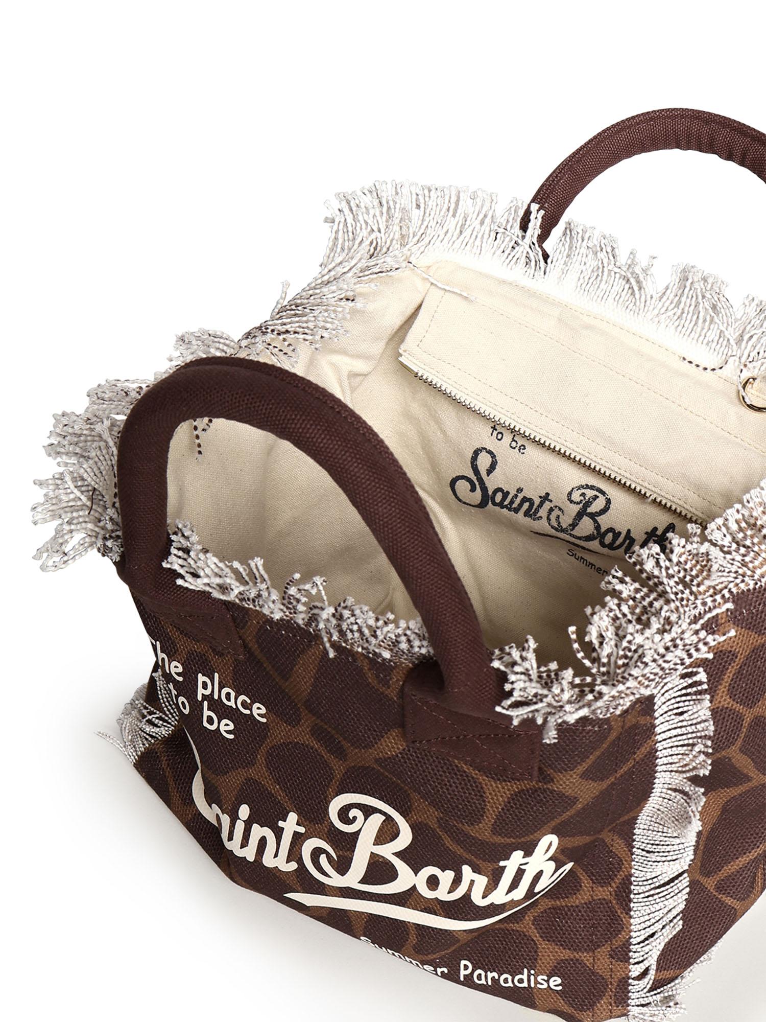 Borsa Colette in canvas di cotone con stampa COL0001 00900L MC2 SAINT BARTH 