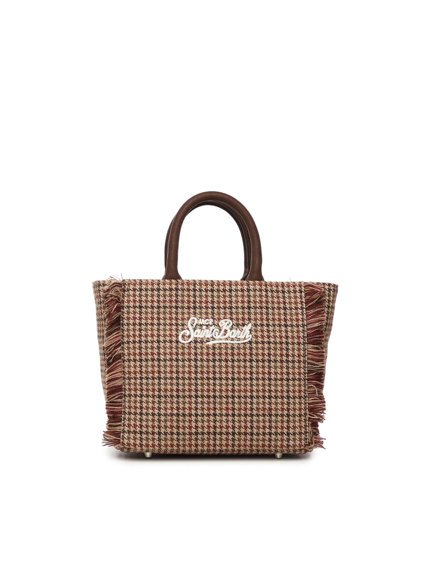 Mini bag Vanity wool con logo VAMI023 00282I MC2 SAINT BARTH 