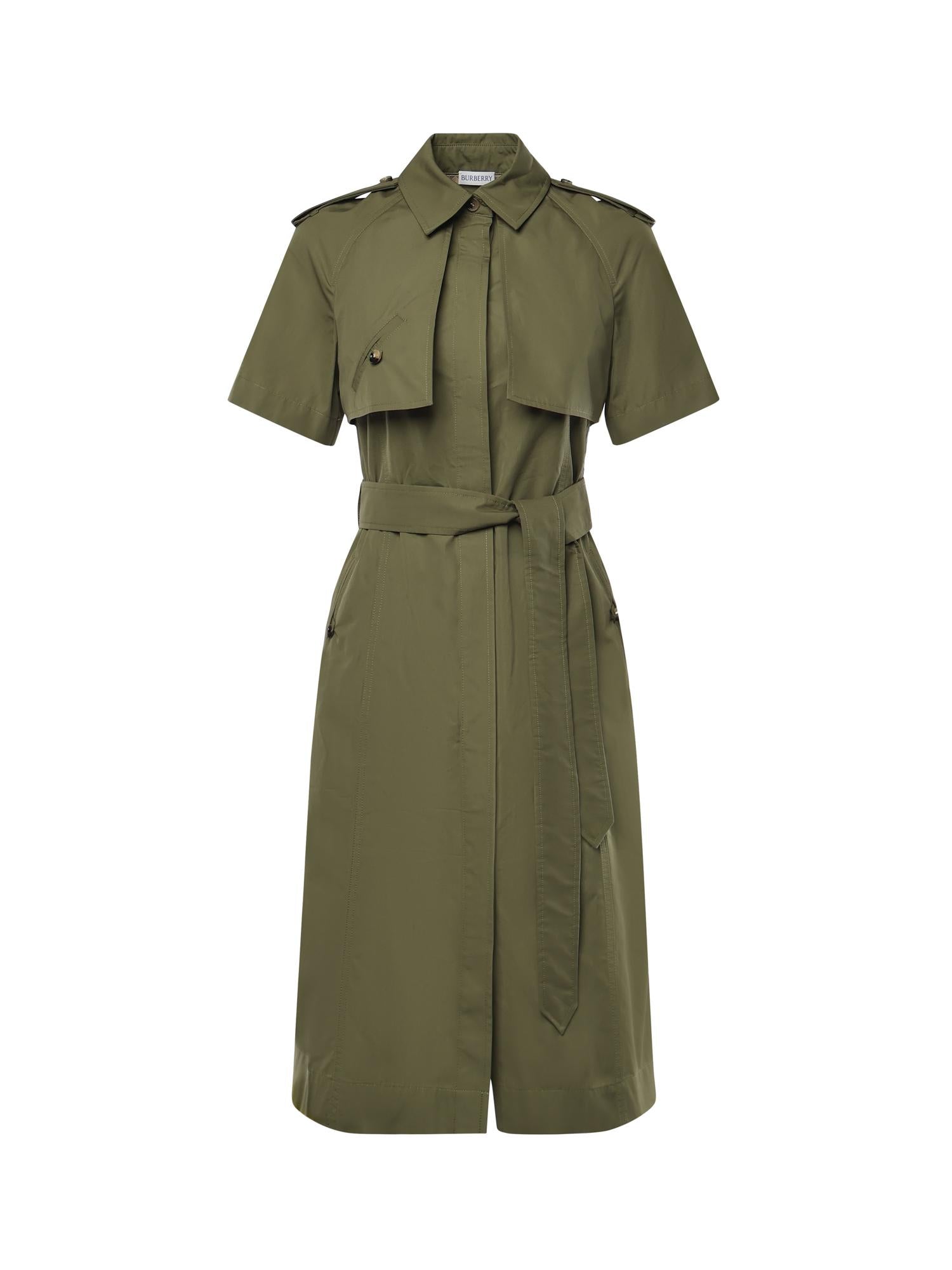 Abito trench in popeline di cotone 8117709 C1424 BURBERRY 