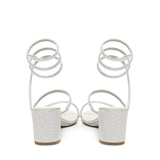 Sandali Cleo in raso con cristalli<BR/> C12037 060R001X623 RENÉ CAOVILLA 