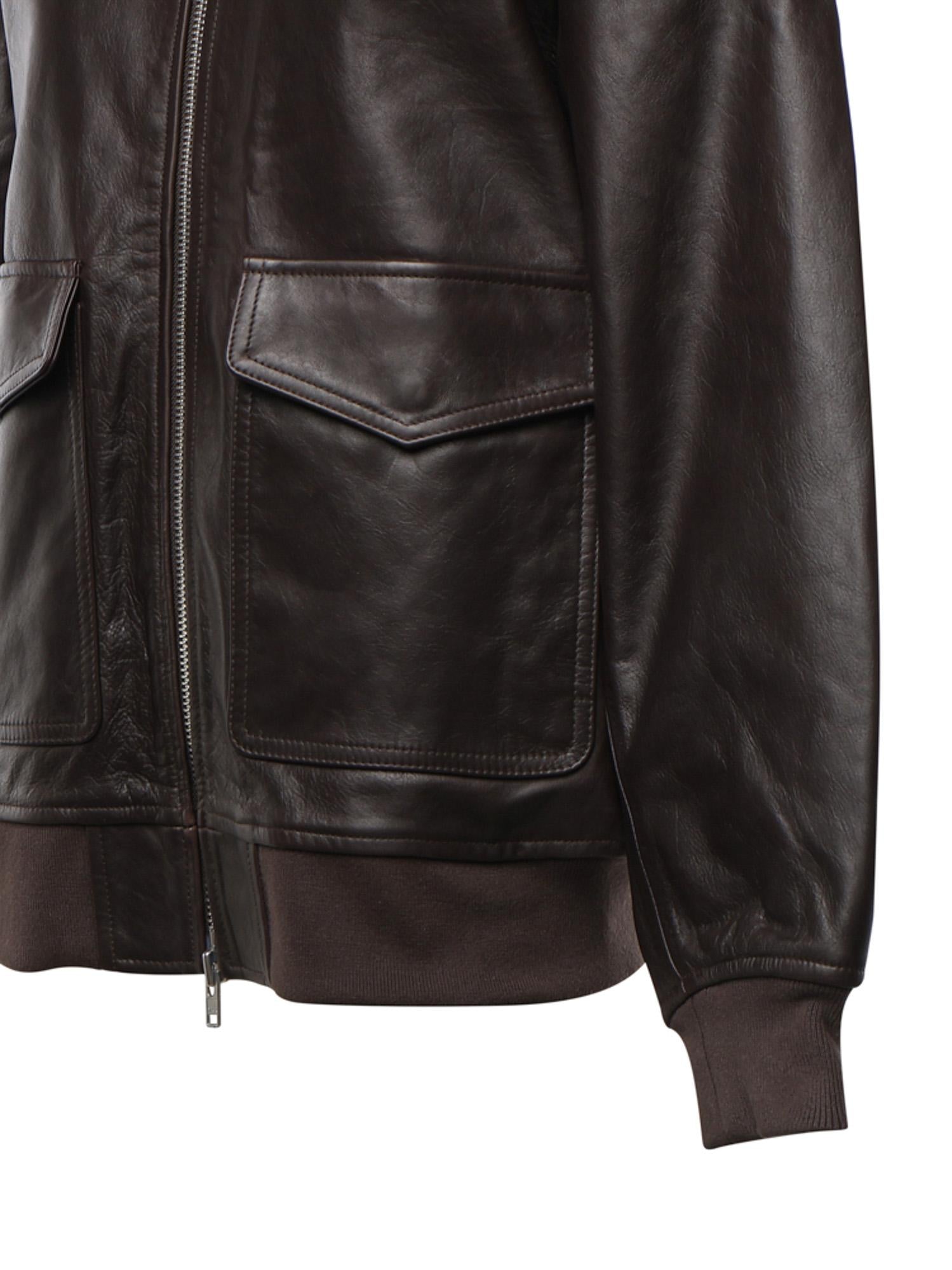 Giacca Viper in pelle JAFS18397200  THE FRANKIE SHOP 