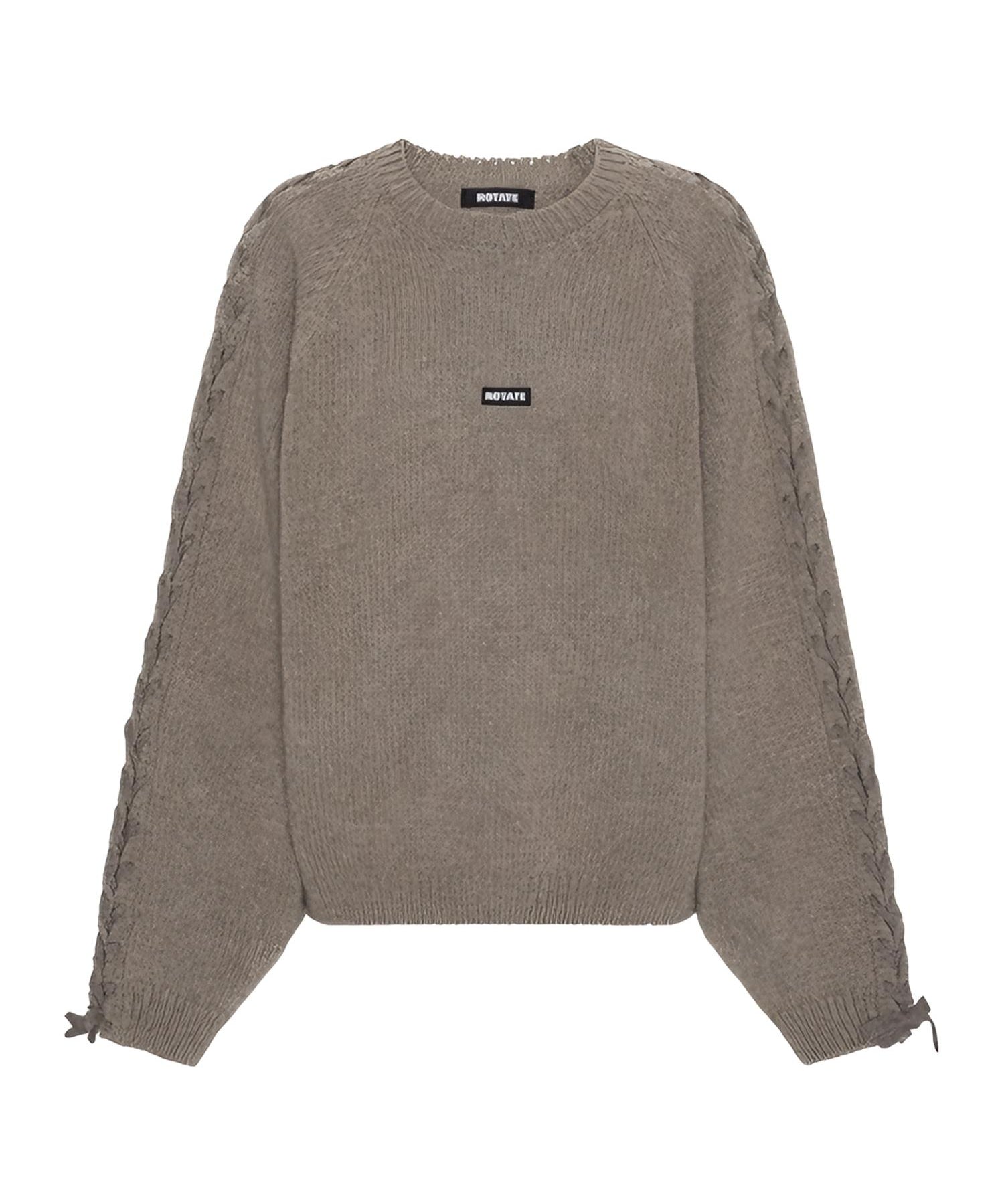 Maglione in maglia con lacci 114741 1078 ROTATE 