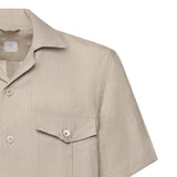 Camicia in lino M75CAMM04TES0I139 02NN ELEVENTY 
