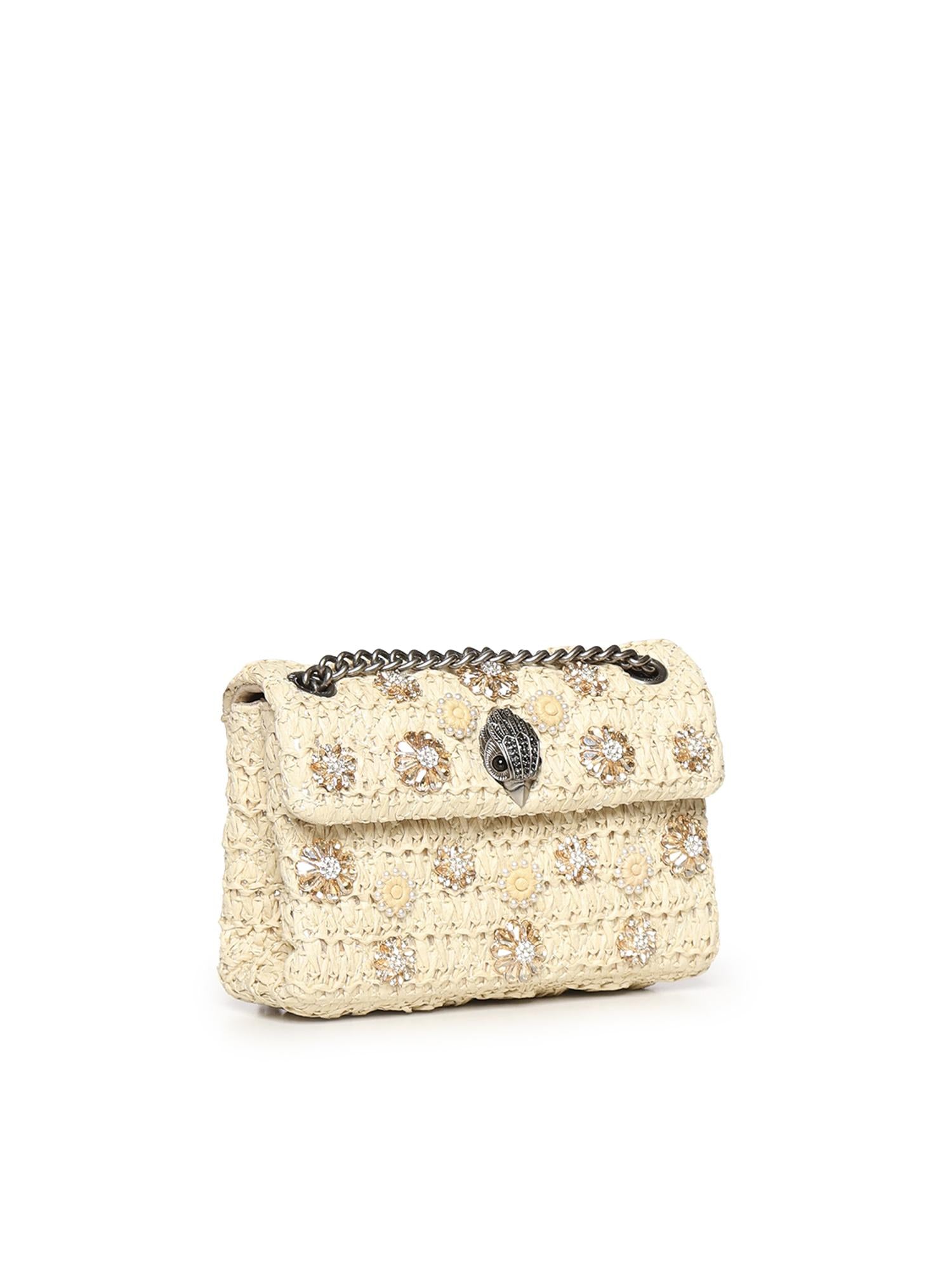 Mini bag Kensington in rafia 5576840999 BEIGE KURT GEIGER 
