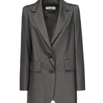BLAZER MONOPETTO IN LANA, MOHAIR E SETA "EBRIDI" 2511041253600 015 MAX MARA 