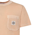 T-shirt con patch Compass L1S152100032 S0057V018E STONE ISLAND 