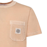 T-shirt con patch Compass L1S152100032 S0057V018E STONE ISLAND 