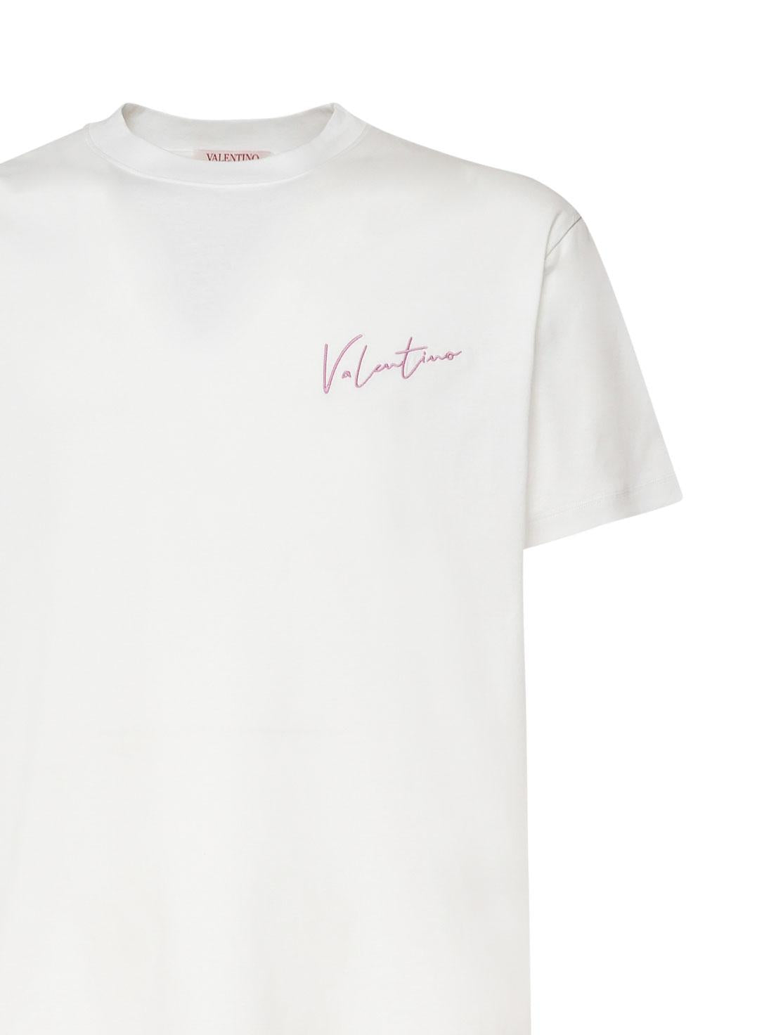 T-shirt in cotone con logo 5V0MG13A AE60BO VALENTINO GARAVANI 