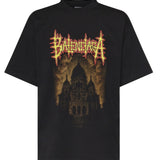 T-shirt in cotone con stampa 764235 TUVE41000 BALENCIAGA 