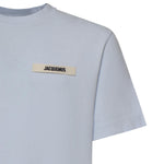 T-shirt in cotone con logo TSM00133AJ00226 321 JACQUEMUS 