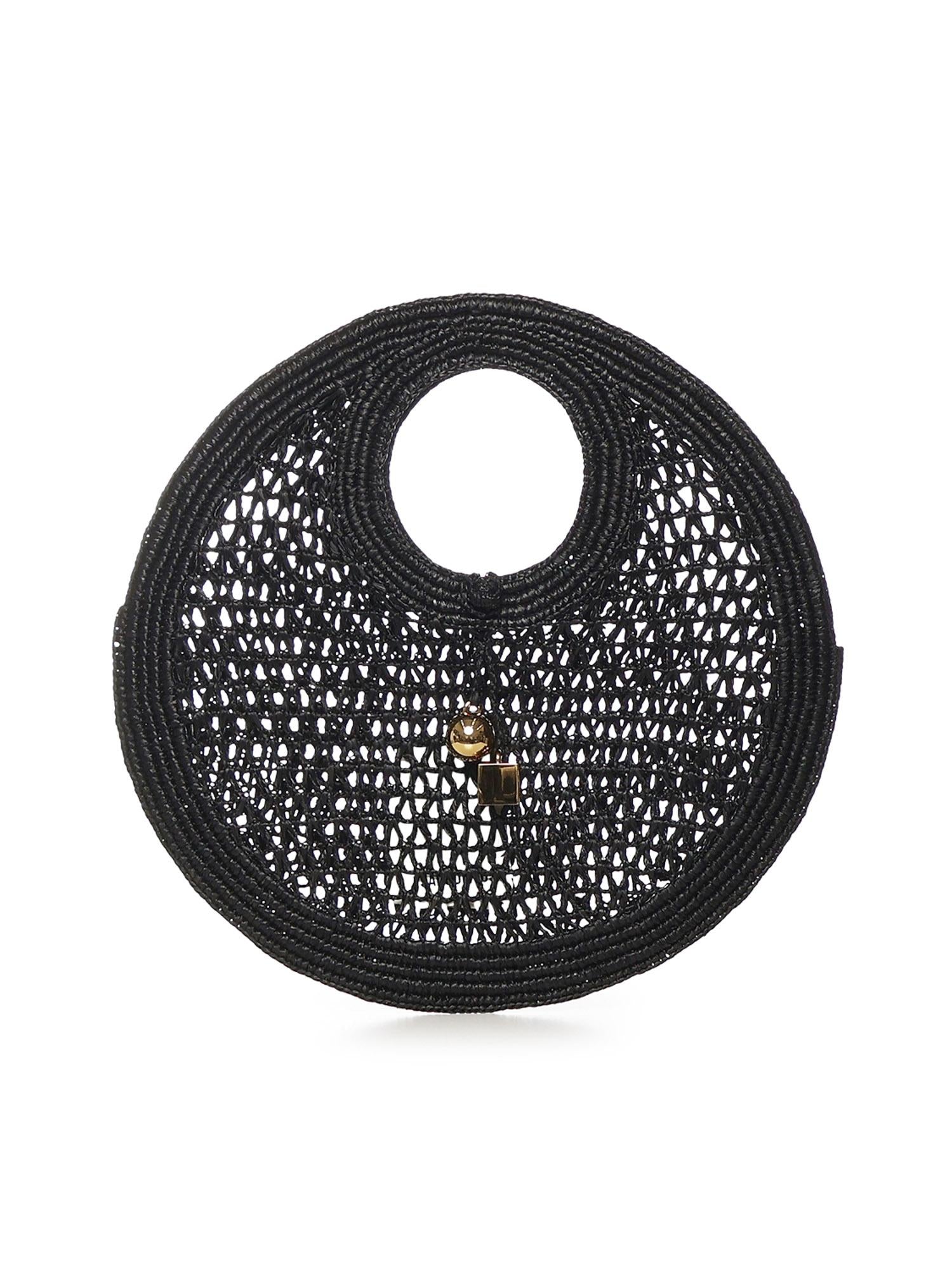 Borsa Le Petit Rond Spiaggia in rafia BAW00420AW00513 990 JACQUEMUS 