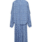 Abito plissettato 814150 TRLB44011 BALENCIAGA 