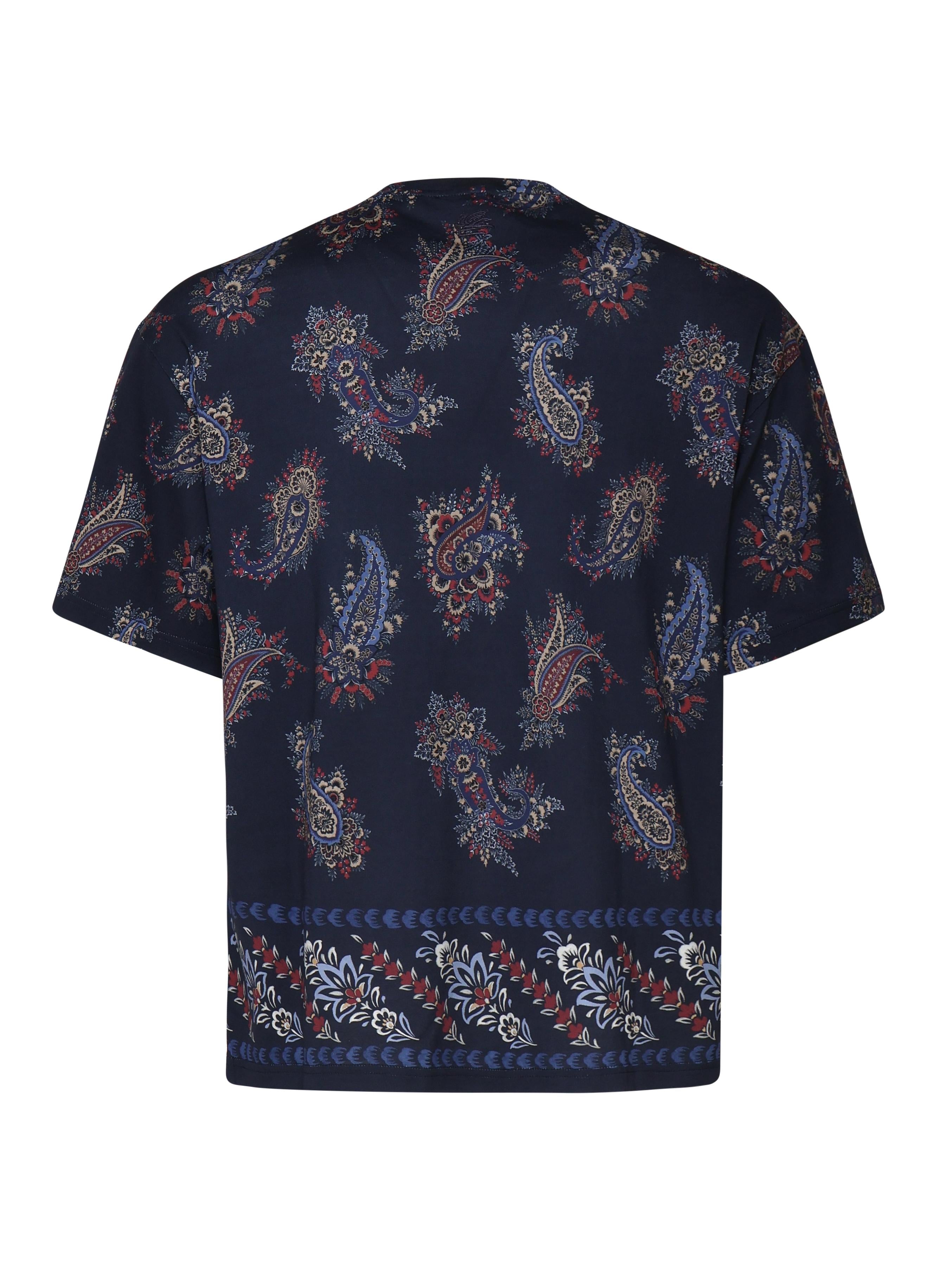 T-shirt in cotone Fantasia MRMA0004 AJ055X0883 ETRO 