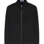 Overshirt in cotone con logo L1S151200005 S0298V0029 STONE ISLAND 