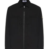 Overshirt in cotone con logo L1S151200005 S0298V0029 STONE ISLAND 