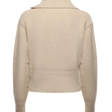 Maglia in lana e cashmere con zip 2521366182600 006 MAX MARA 