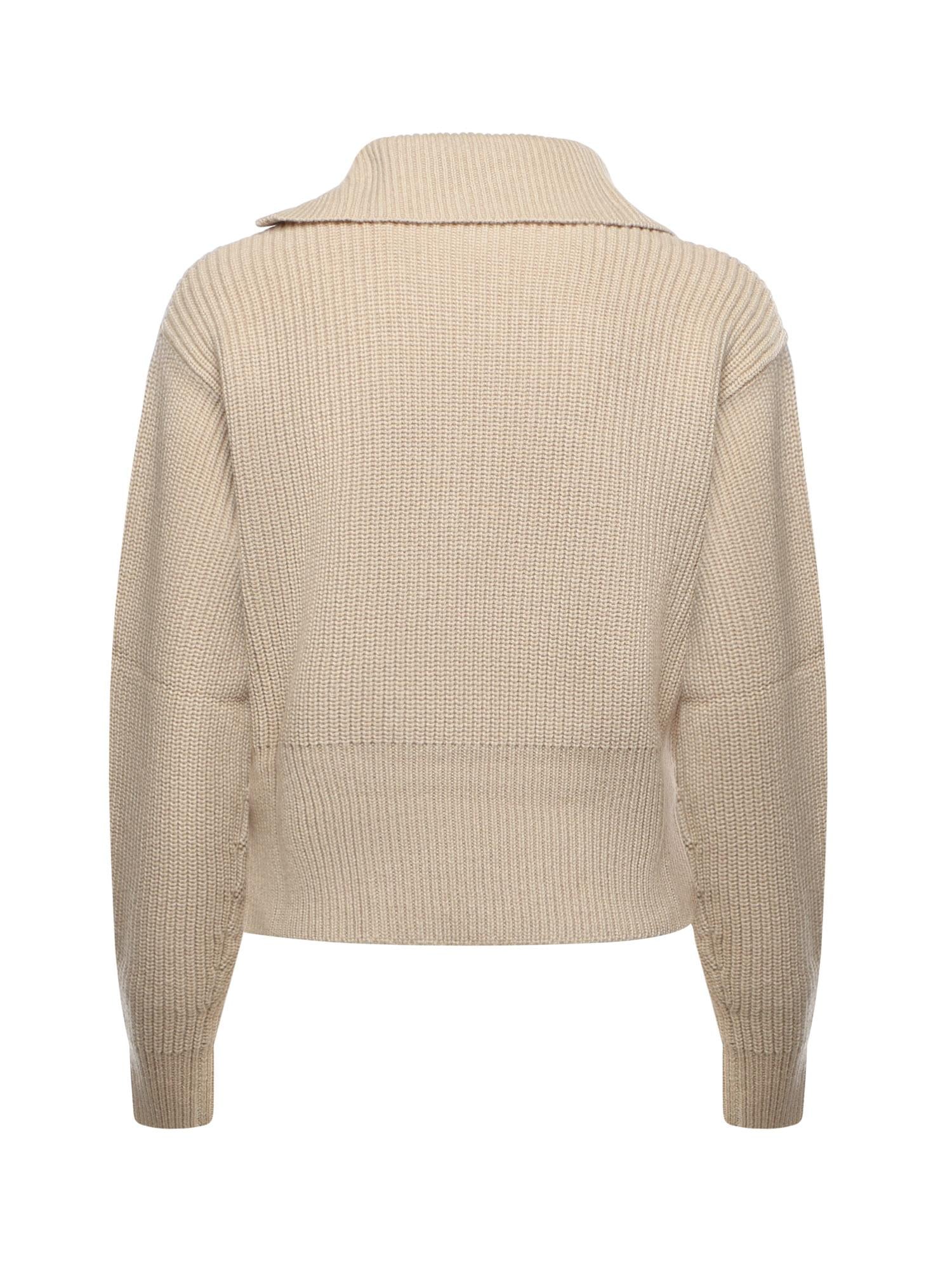 Maglia in lana e cashmere con zip 2521366182600 006 MAX MARA 