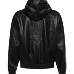 Giacca hoodie in similpelle S74AM1676 S60340900 DSQUARED2 