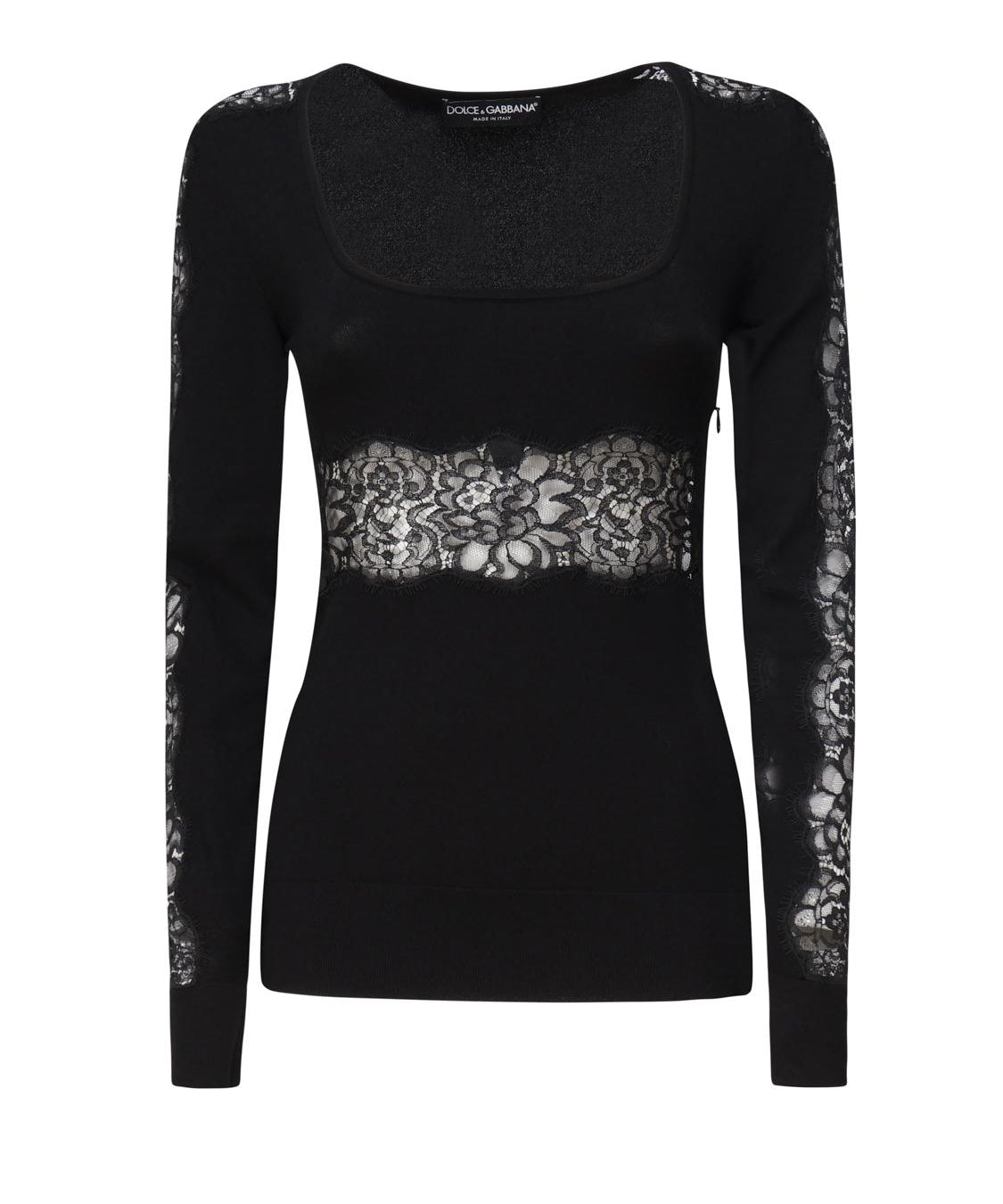 Pullover  in maglia di misto viscosa FXX19T JFMAXN0000 DOLCE & GABBANA 