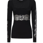 Pullover  in maglia di misto viscosa FXX19T JFMAXN0000 DOLCE & GABBANA 