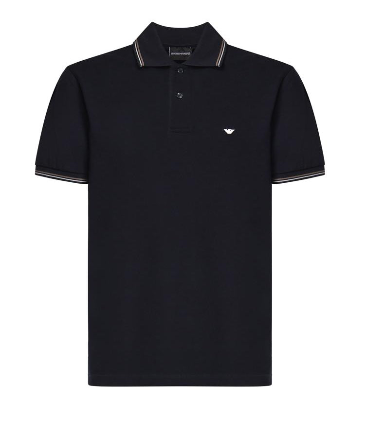 Polo in cotone con logo AF23090 EM004607UB118 EMPORIO ARMANI 