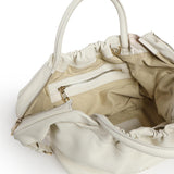 Mini bag in pelle con logo<BR/> BIBP9E702 AVORIO BIASIA 