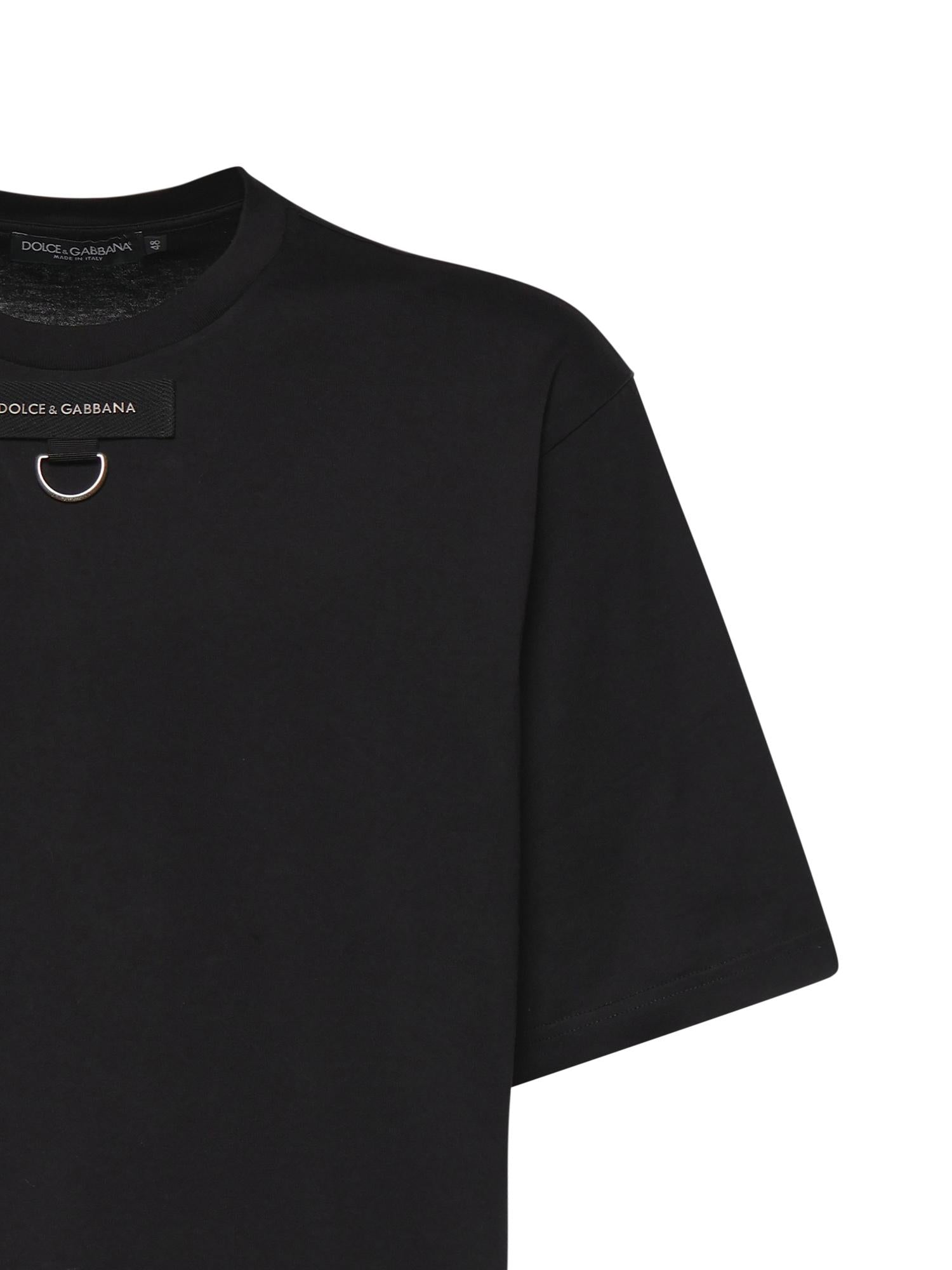 T-shirt in cotone con logo G8PN9T G7PZHN0000 DOLCE & GABBANA 