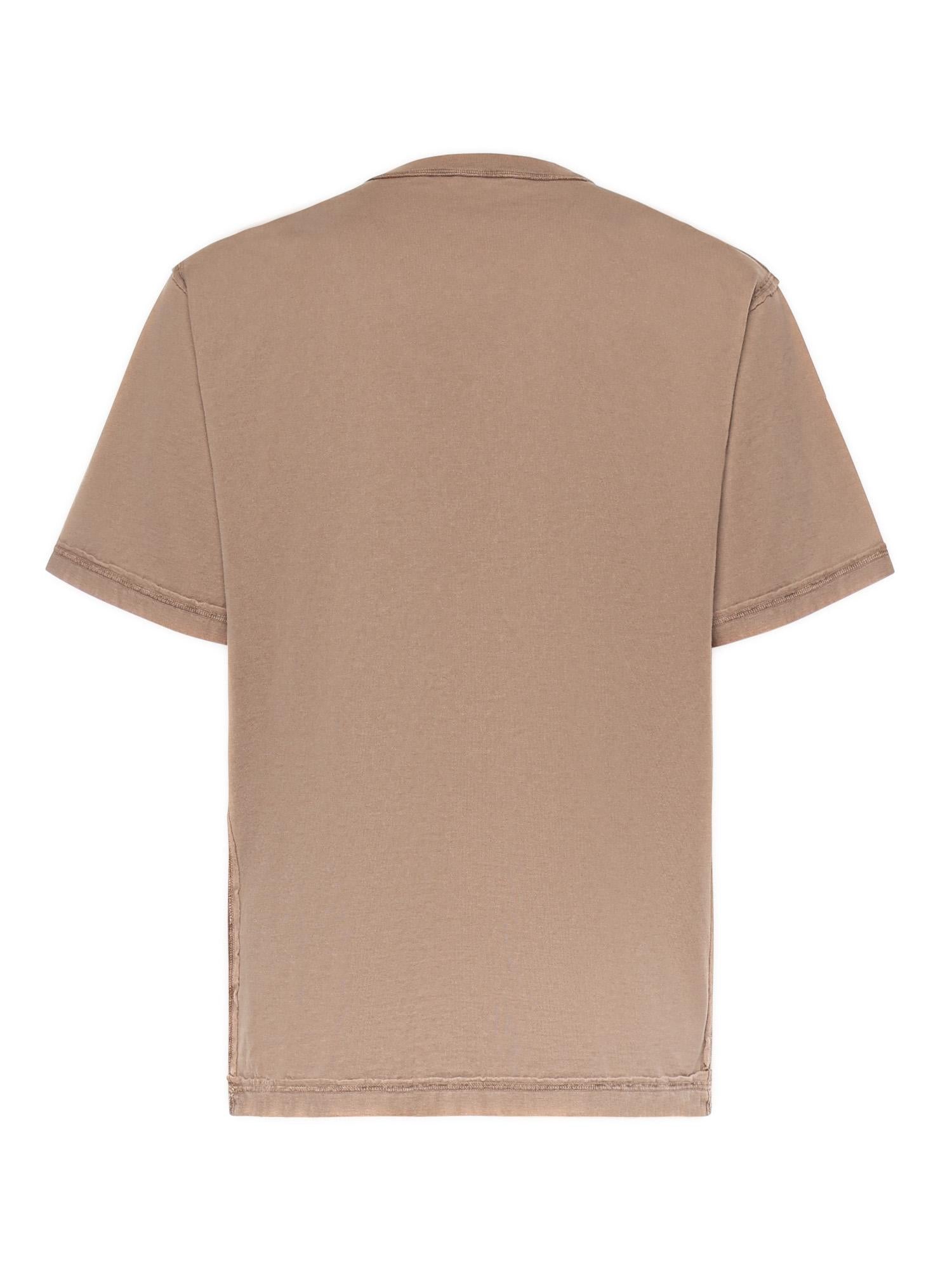 T-shirt in jersey di cotone con logo G8RI4T G7P1OM0672 DOLCE & GABBANA 
