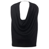 Mantella in satin con drappeggio 79AJQ552 N0707899 GENNY 