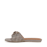 Sandali flat Kensington con cristalli<BR/> 8496140609 BEIGE KURT GEIGER 