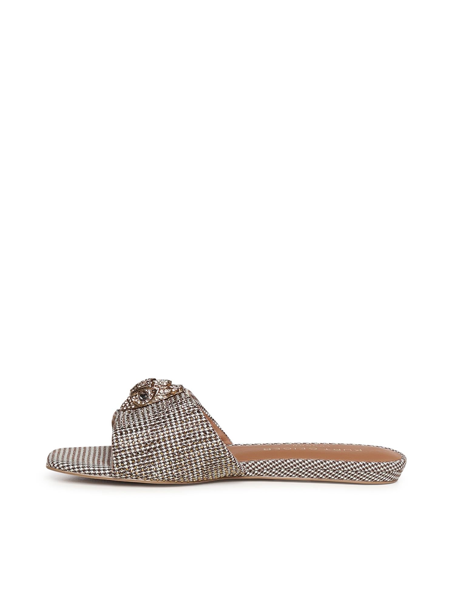 Sandali flat Kensington con cristalli<BR/> 8496140609 BEIGE KURT GEIGER 