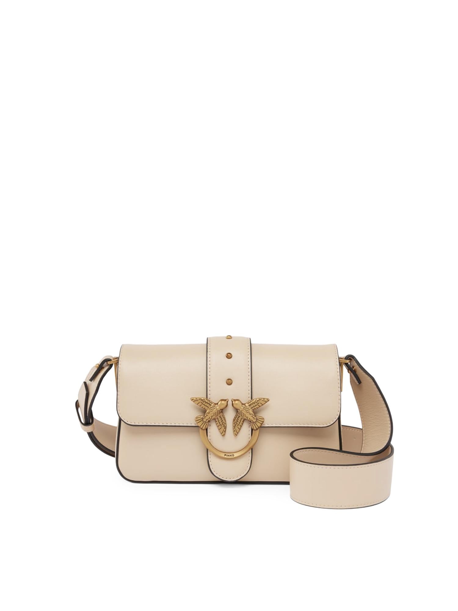 Borsa a spalla Mini Love Bag in pelle 104340 A0QOC50Q PINKO 
