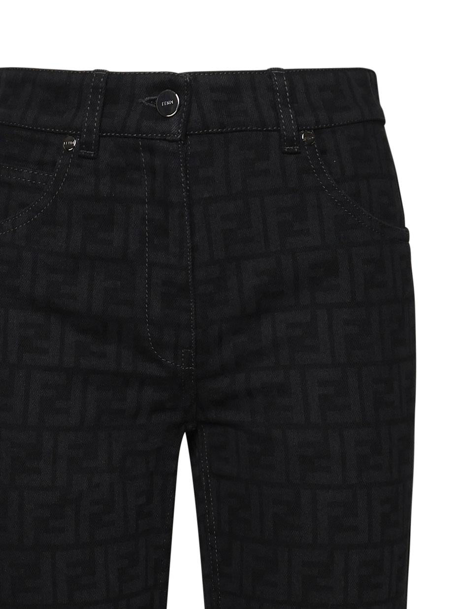 Jeans ff black in denim di cotone FLP851 AT1BF0GME FENDI 
