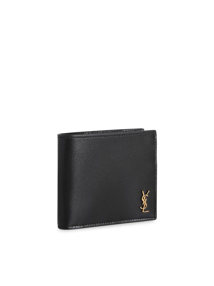 Portafoglio cassandre east/west in pelle lucida 607727 02G0W1000 SAINT LAURENT 