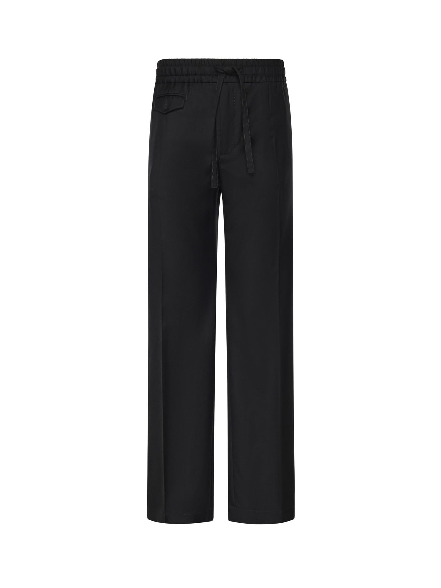 Pantaloni jogging in saglia di lana GP1A3T FU269N0000 DOLCE & GABBANA 