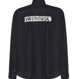 Camicia Masking Tape in popeline di cotone 857809 TRM281000 BALENCIAGA 