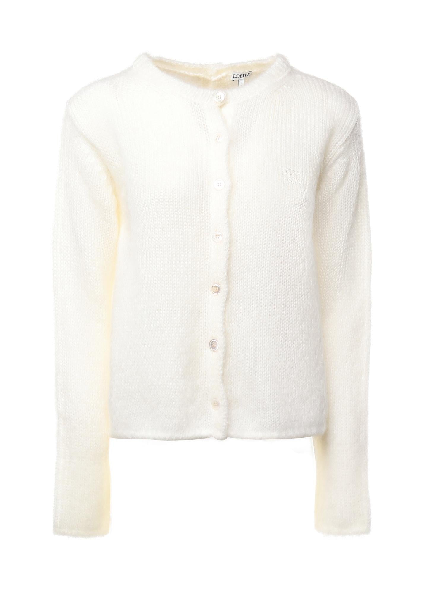 Cardigan cropped in misto mohair S540Y16K88 2100 LOEWE 