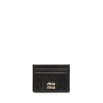 Portacarte in nappa matelassé 5MC076 AF6QF0201 MIU MIU 