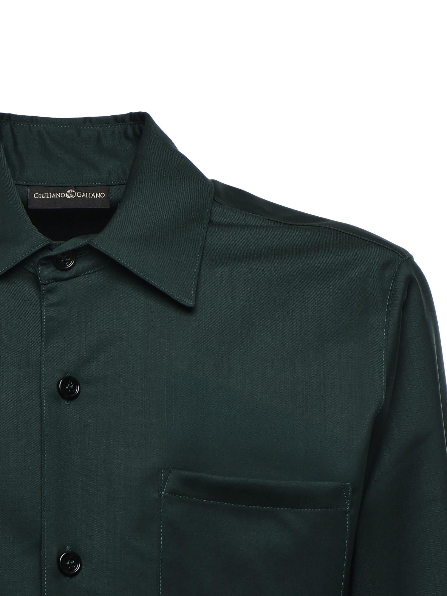 Camicia in misto cotone GABRY VERDE GIULIANO GALIANO 