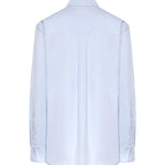 Camicia boxy in popeline 106248 A32LG50 PINKO 