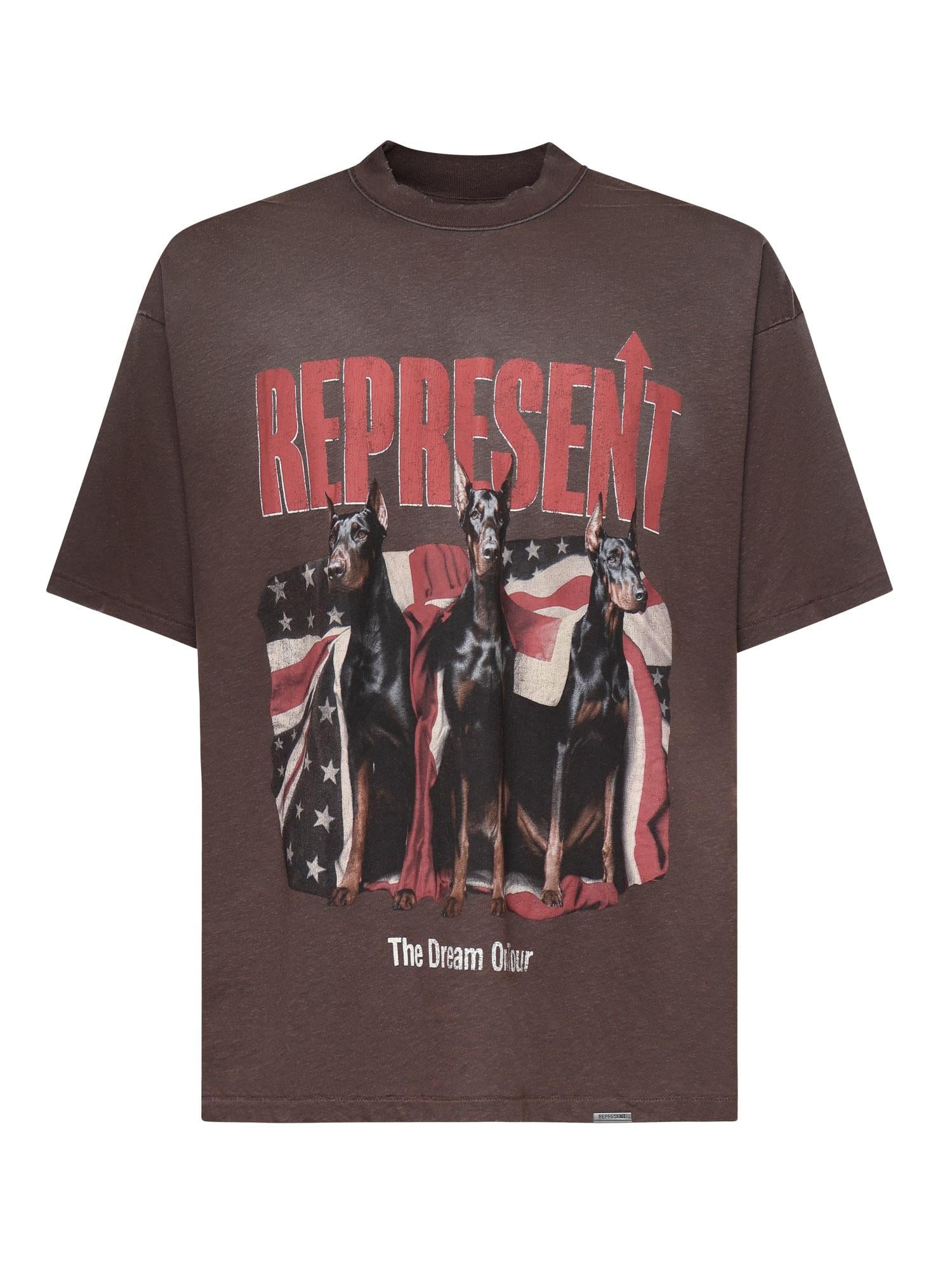T-shirt Dream On Tour con stampa MLM100593 17 REPRESENT 