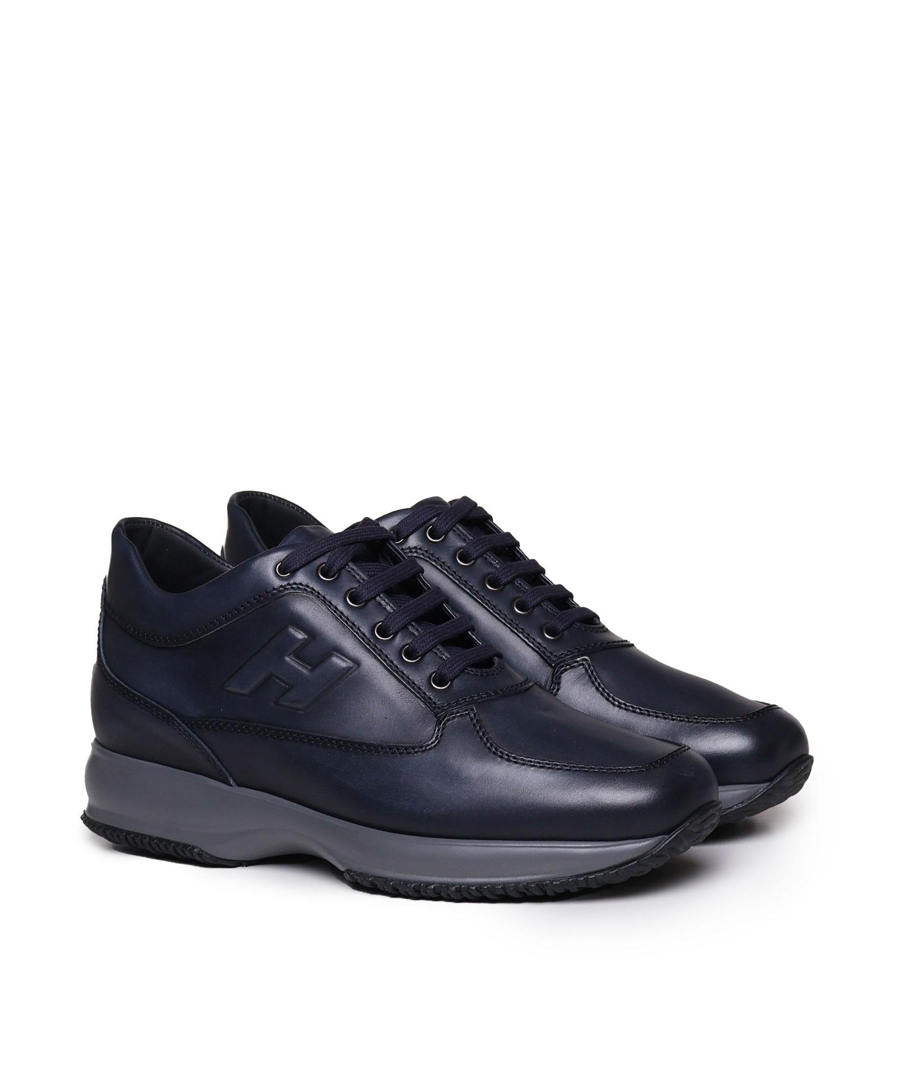 Sneakers Interactive in pelle H in rilievo HXM00N090427X7 U806 HOGAN 