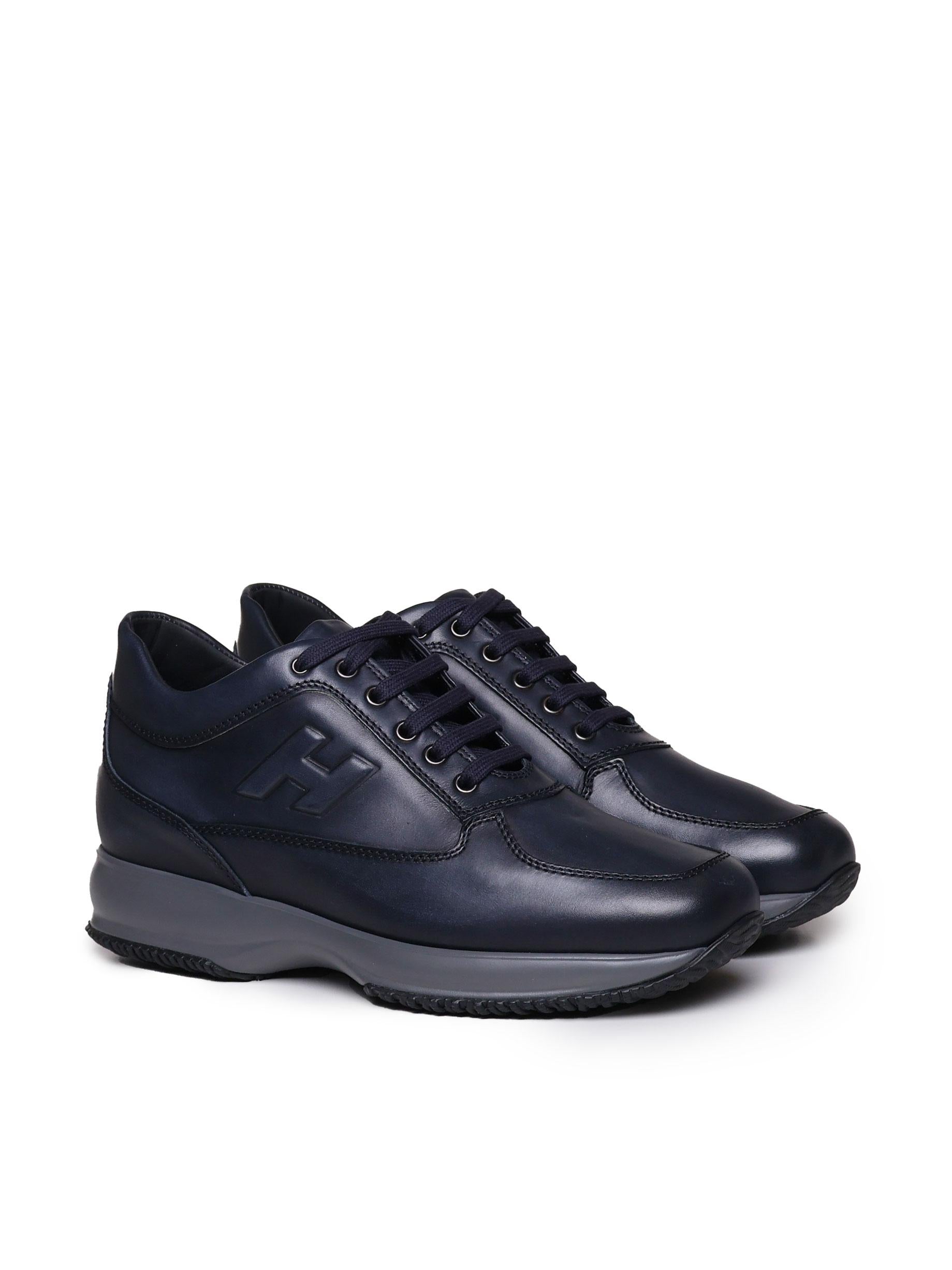 Sneakers Interactive in pelle H in rilievo HXM00N090427X7 U806 HOGAN 