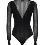 Maglia body con trasparenze 106320 A34BZ99 PINKO 