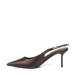 Slingback Lidia in raso PX1764XSTCR EBANO GREY DIAMOND PARIS TEXAS 