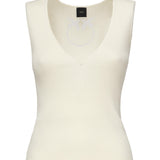 Top smanicato costine misto seta<BR/> 104808 A1KWZ05 PINKO 