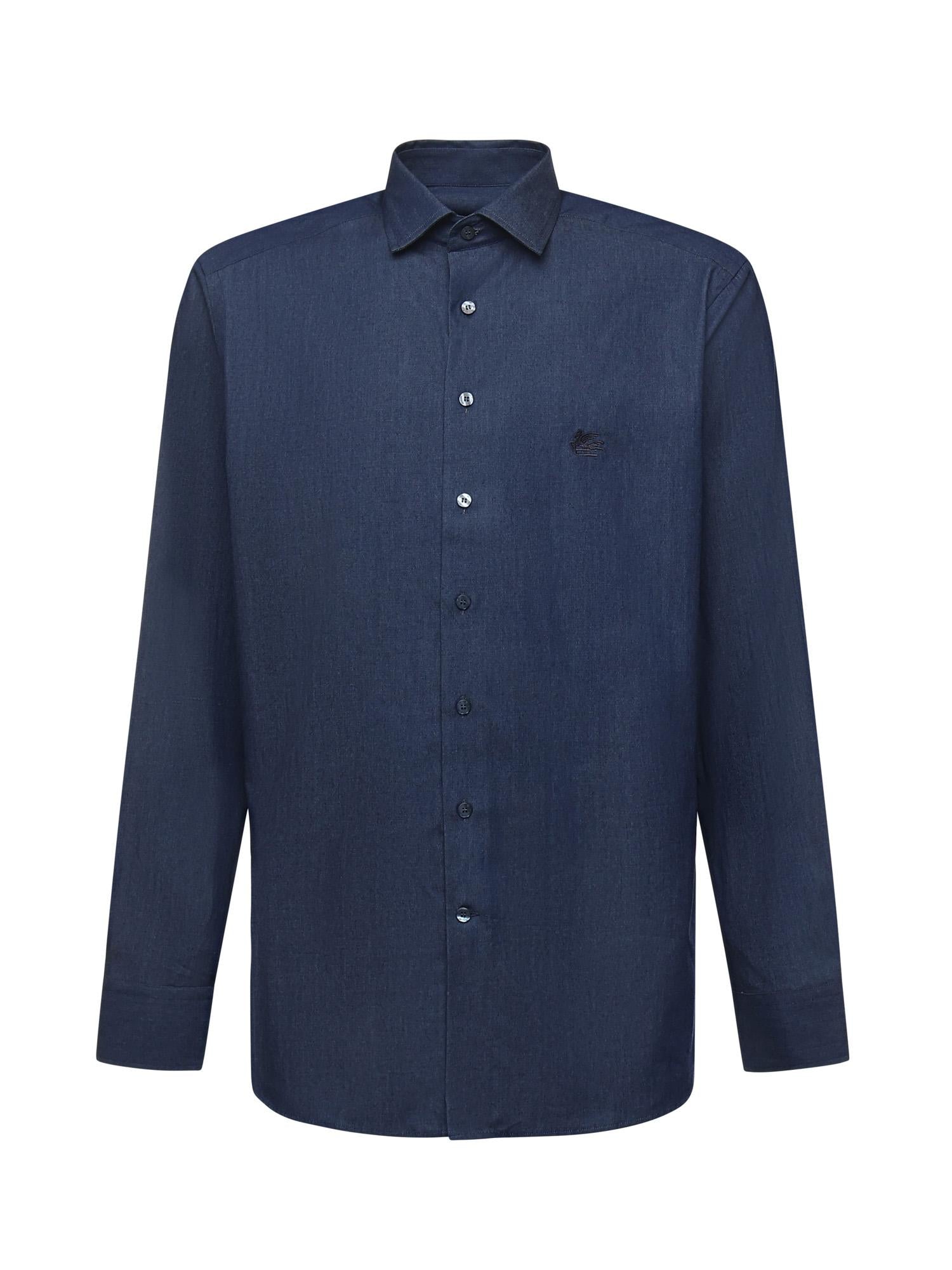 Camicia in cotone con monogram ricamato MRIB0002 99SA5L9X0880 ETRO 